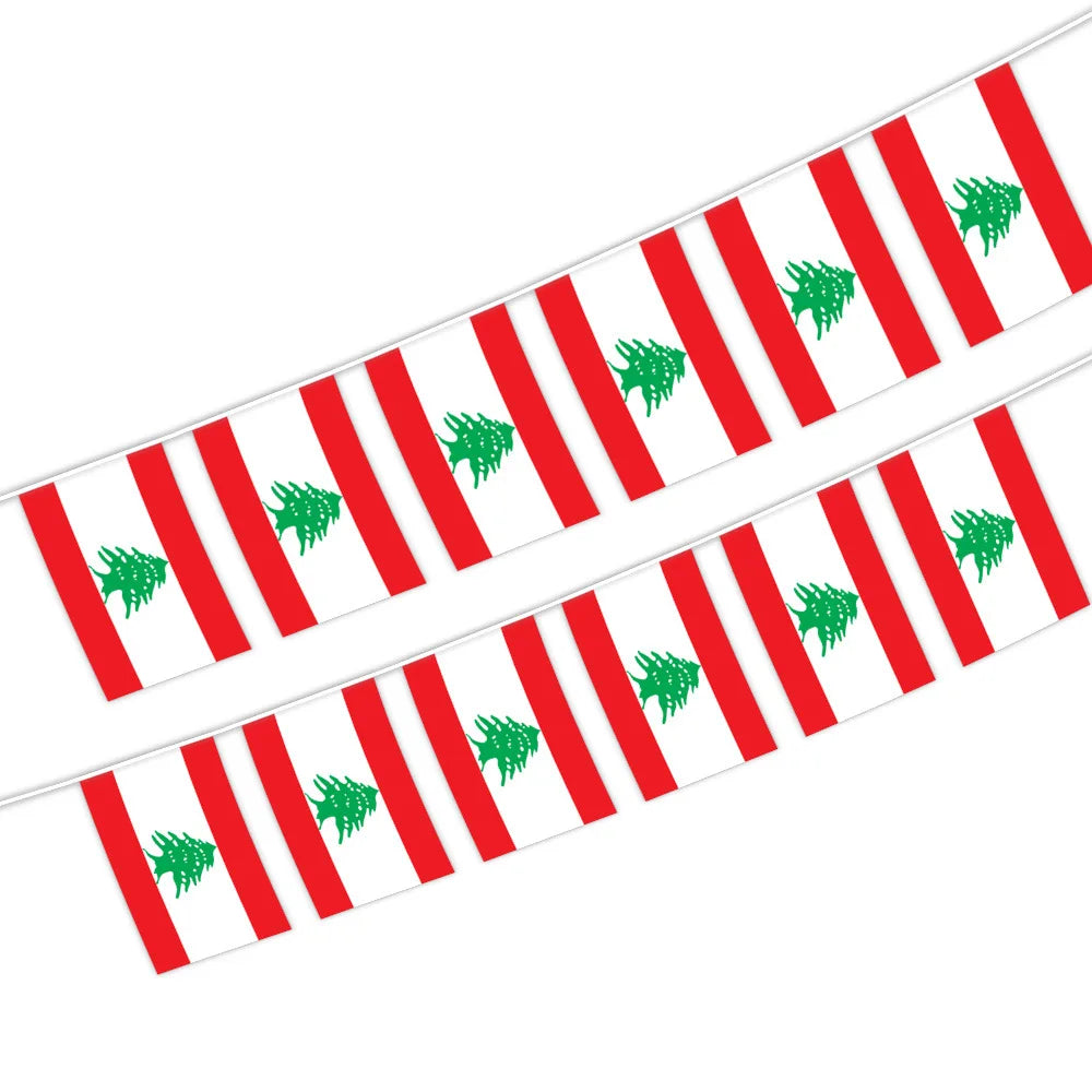 Lebanese Flag Banner - Lebanon Threads